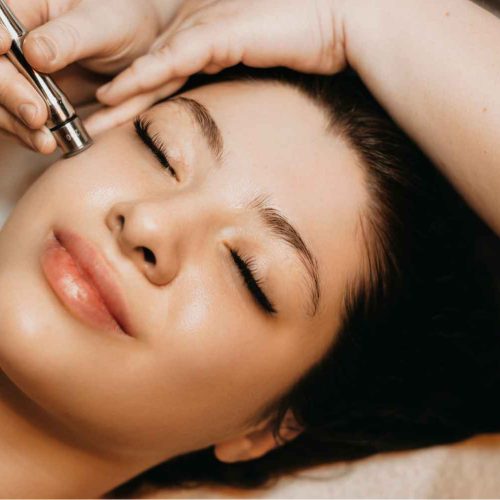 Woman Receiving Three Sessions of PRP Microneedling Treatment | Manhattan Laser Spa in NYC