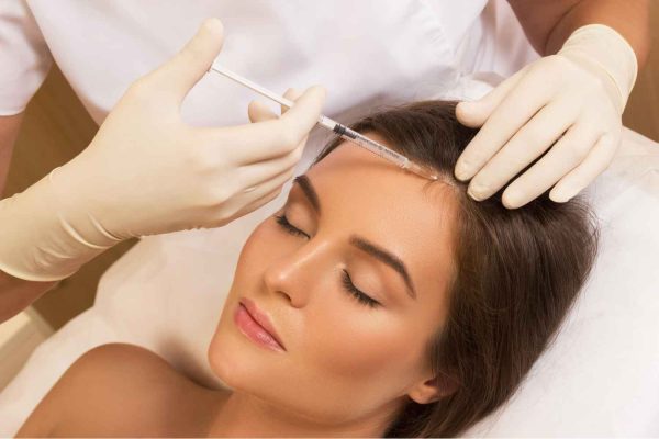 Woman Getting PRP Injection for Hair Growth | Manhattan Laser Spa in NYC